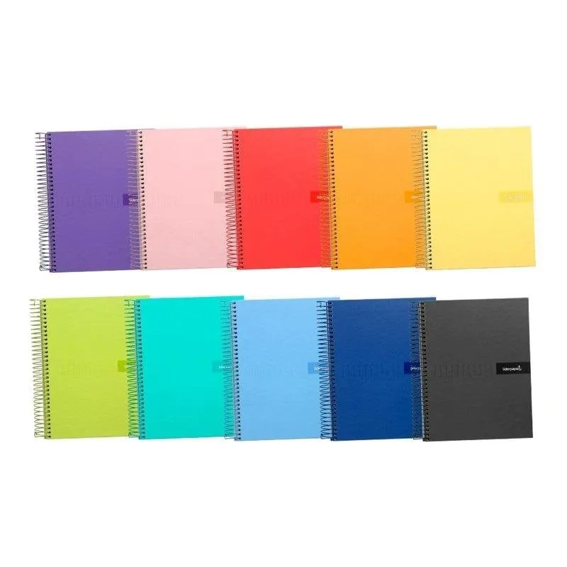 Quaderno Spirale A5 Liderpapel 80 pagine 90g Margine - immagine 1