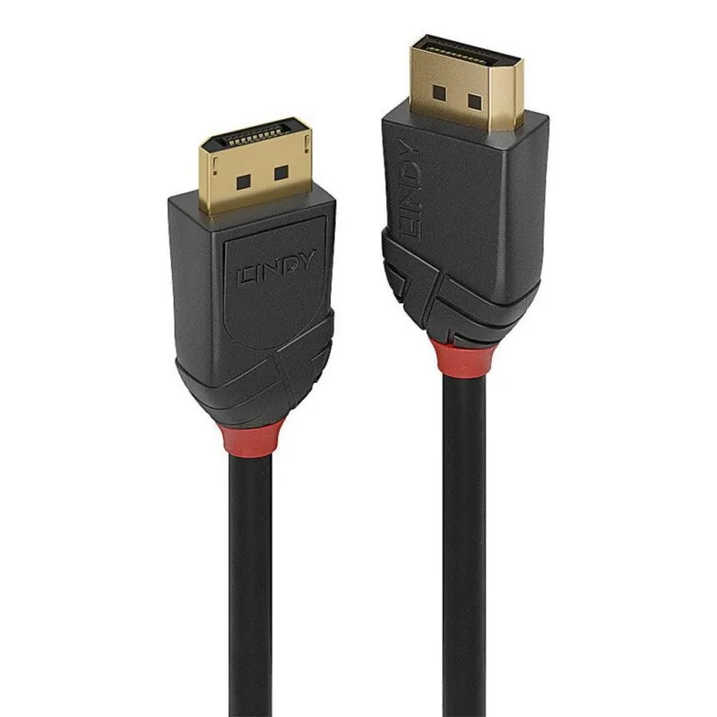 Cavo DisplayPort 2.1 Lindy 3 m Nero - immagine 1