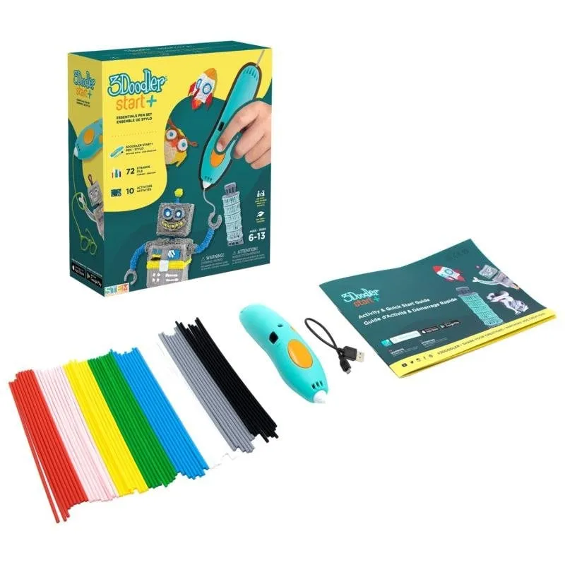 Penna 3D 3Doodler Start Plus ECO Turquesa/Giallo USB - immagine 1
