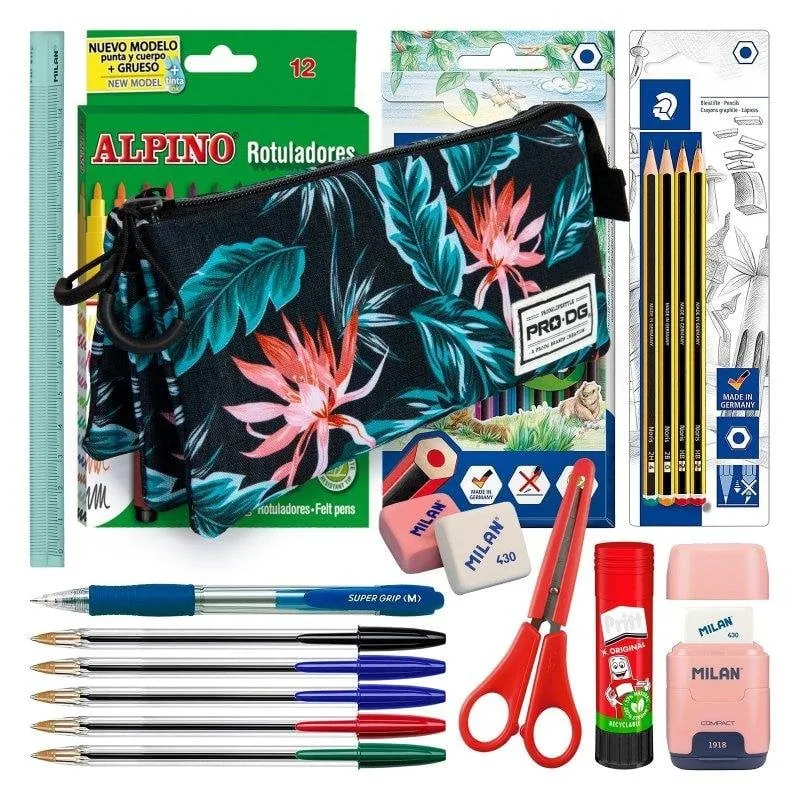 Astuccio Triplo Karactermania PRODG Savage con Materiale Scolastico - immagine 1