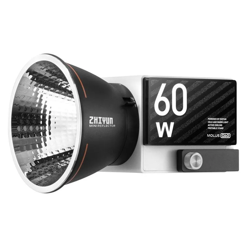 Antorcha Zhiyun Molus G60 LED COB 60W Bluetooth Mesh Bowens - immagine 1
