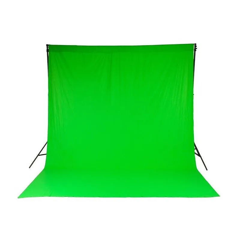 Tela di sfondo Manfrotto Las5781 Chromakey verde 3 m x 3,5 m lavabile - immagine 1