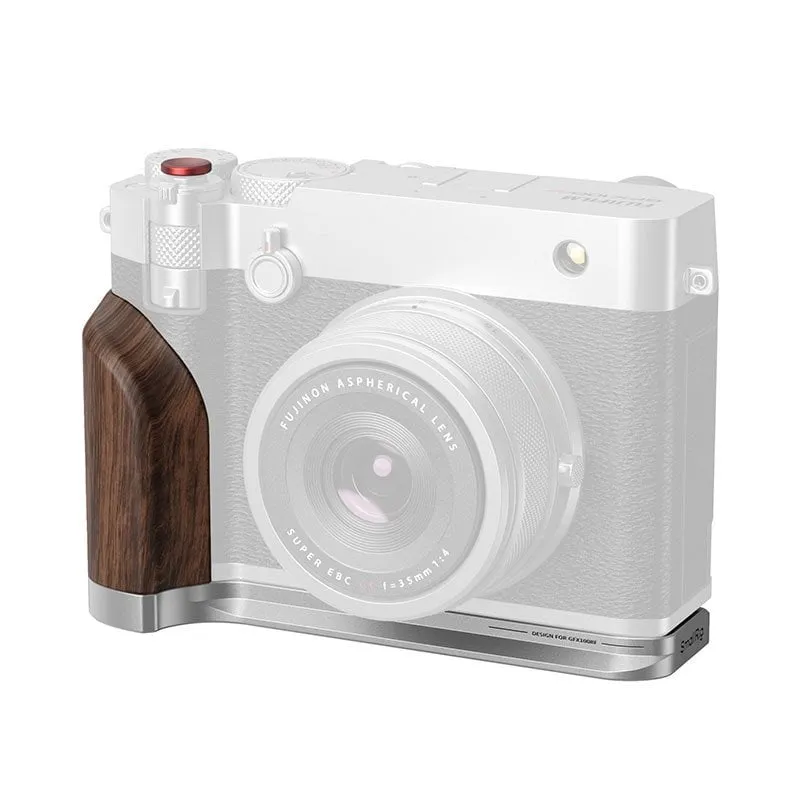 Impugnatura Smallrig Grigia con Manico in Legno per Fujifilm GFX100RF - immagine 1