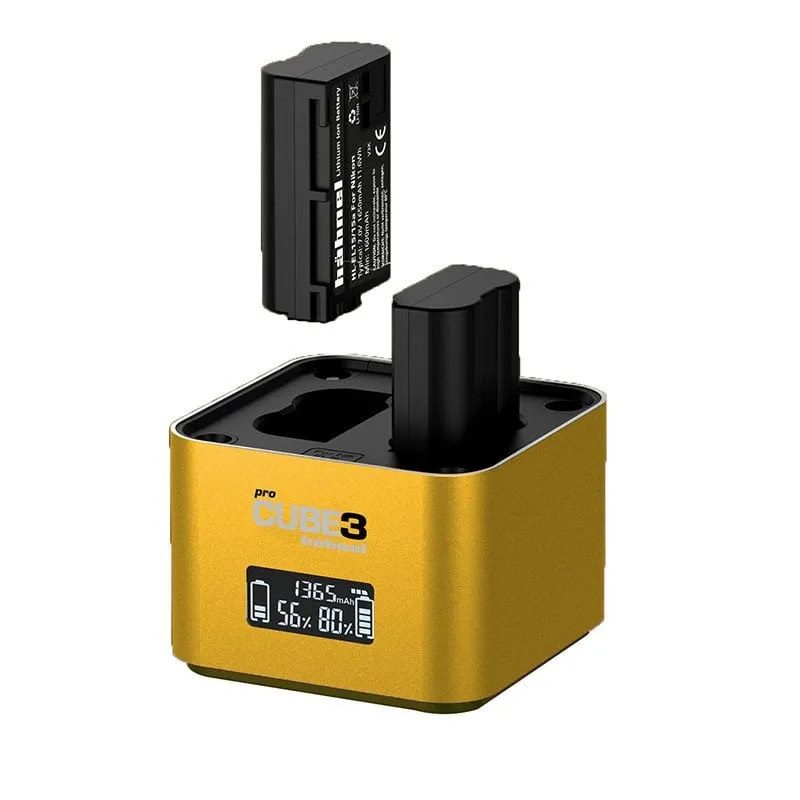Caricabatterie Hahnel ProCube3 Compatibile Nikon EN-EL14 EN-EL15c EN-EL25 - immagine 1
