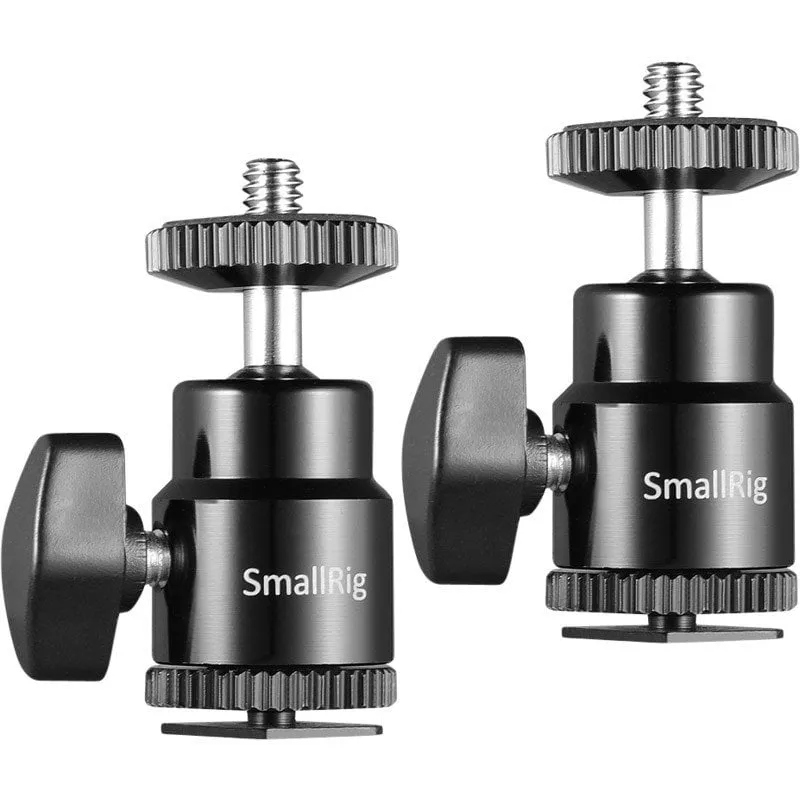 Testa Smallrig 2059 con supporto slitta 1/4'' per accessori fotocamera - immagine 1