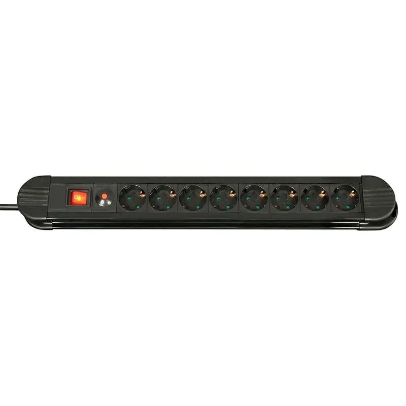 Multipresa Lindy 73104 8 prese Tipo F con interruttore 3500 W interno - immagine 1