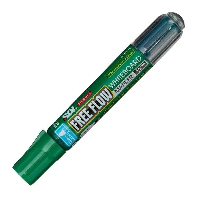 Segnaposto SDI Freeflow Lavagna Bianca Ricaricabile 2.3 mm Verde - immagine 1