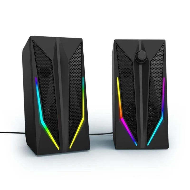 Altoparlanti Urage BLAST-R 200 Cablaggio 2.0 con retroilluminazione e USB - immagine 1