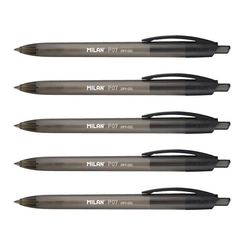Roller Milan P07 Dry-gel Pack da 5 Nero - immagine 1