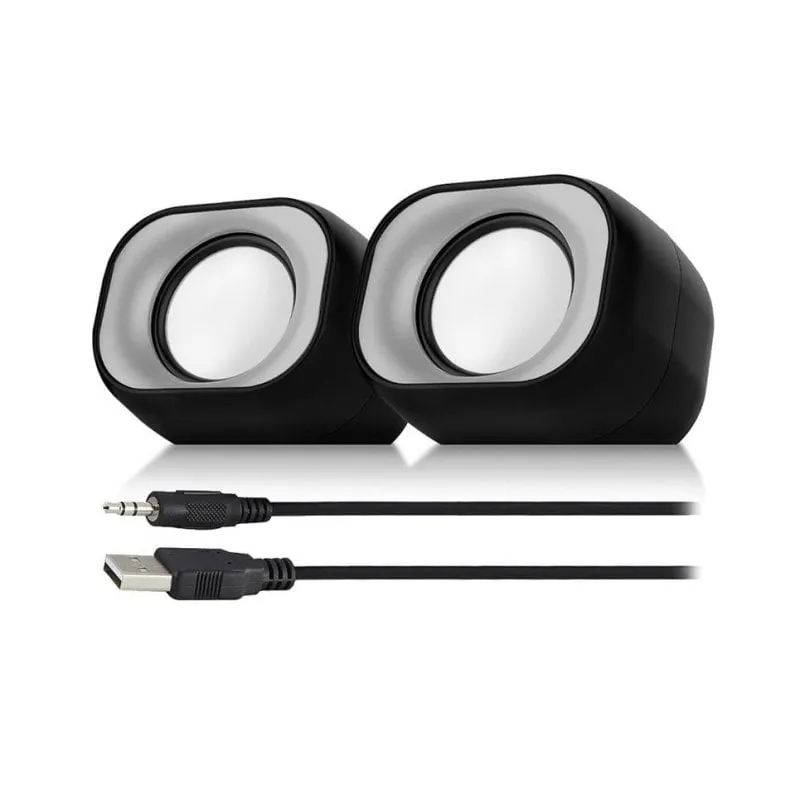 Altoparlanti Eminent cablati 2.0 canali 6W USB con controllo volume - immagine 1