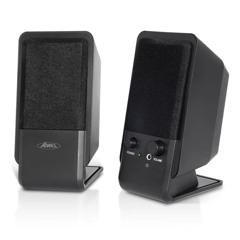 Altoparlanti Advance SoundPhonic 2.0 Cablaggio 4W con Controllo Rotativo e LED - immagine 1