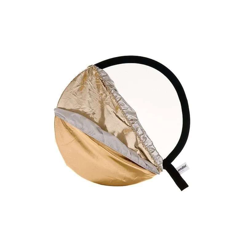 Riflettore Lastolite 5 in 1 50 cm Oro Argento Bianco - immagine 1