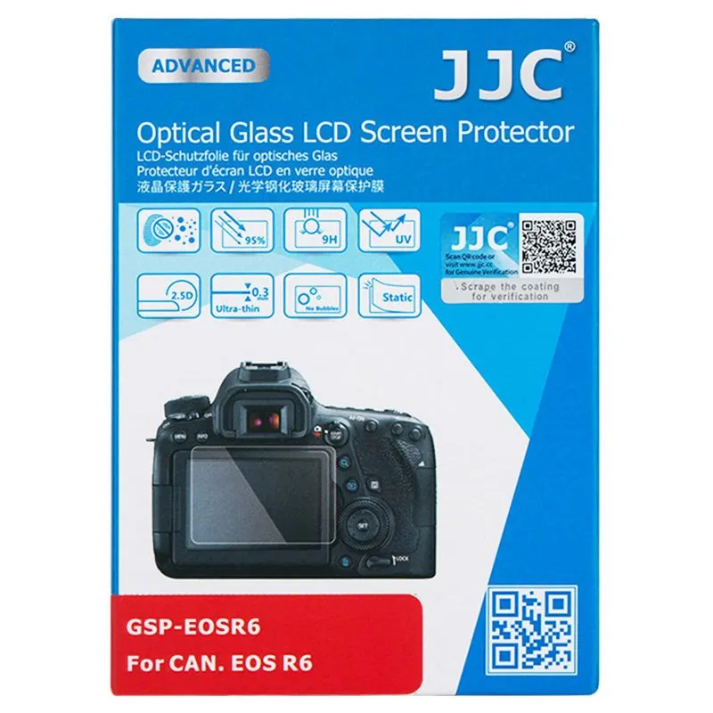 Protezione Schermo JJC Canon R6 Vetro Temperato 0,25 mm 9H - immagine 1