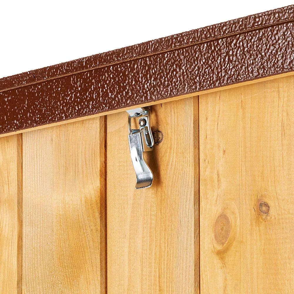 Ferplast BAITA Cuccia Cane da Esterno Legno FSC Premium Tetto Apribile M - immagine 6