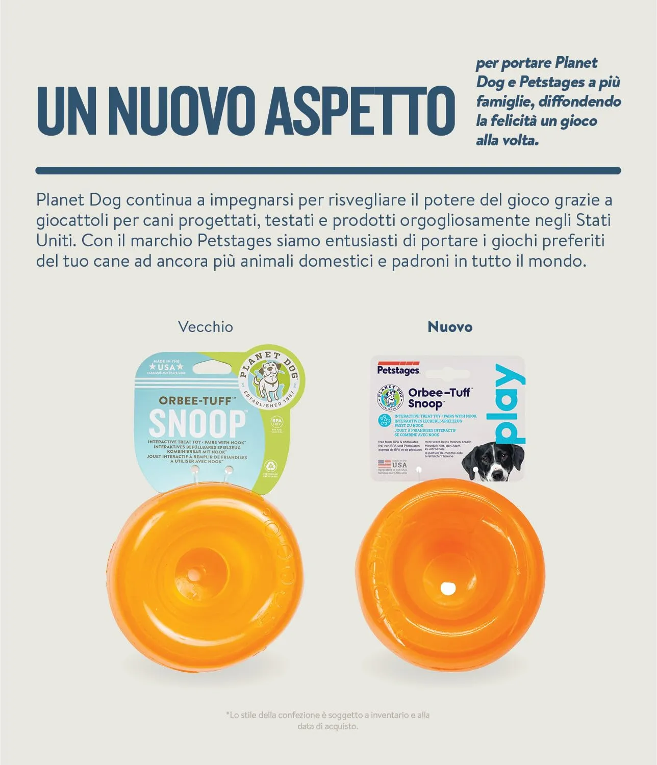 Planet Dog Orbee-Tuff Snoop - Gioco interattivo per cani - erogatore di ricompensa - arancione - grande - immagine 3