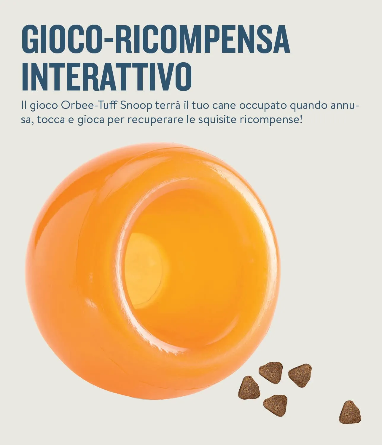 Planet Dog Orbee-Tuff Snoop - Gioco interattivo per cani - erogatore di ricompensa - arancione - grande - immagine 5