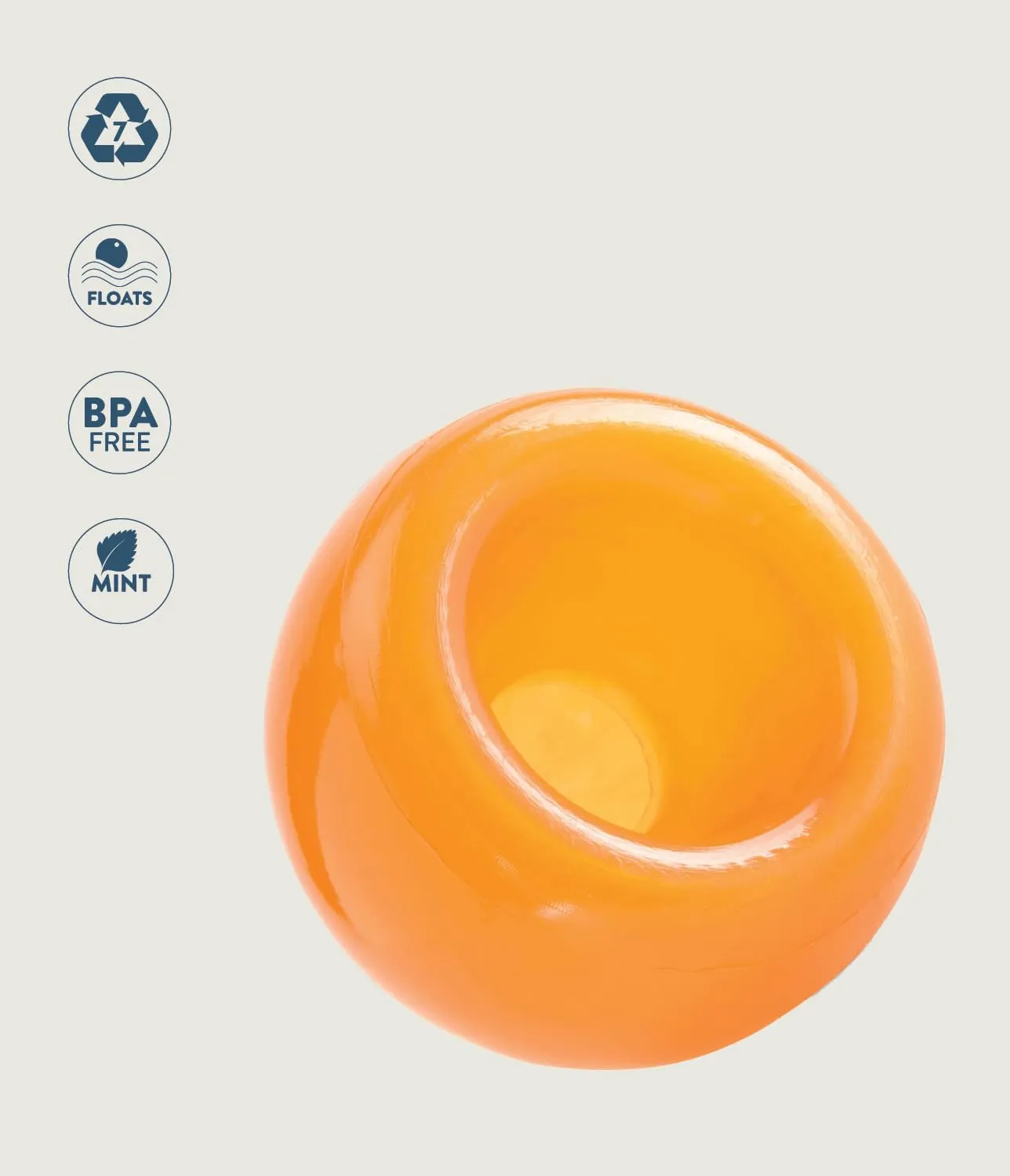Planet Dog Orbee-Tuff Snoop - Gioco interattivo per cani - erogatore di ricompensa - arancione - grande - immagine 6