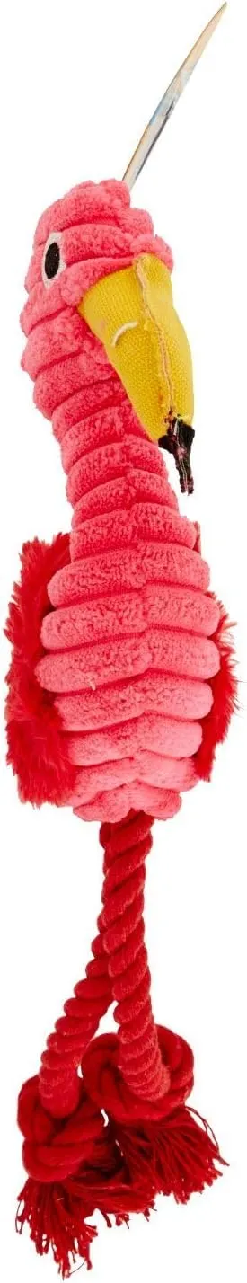 Vitakraft Safari Fenicottero, giocattolo cani, peluche, sonaglio (1 pezzo) - immagine 3