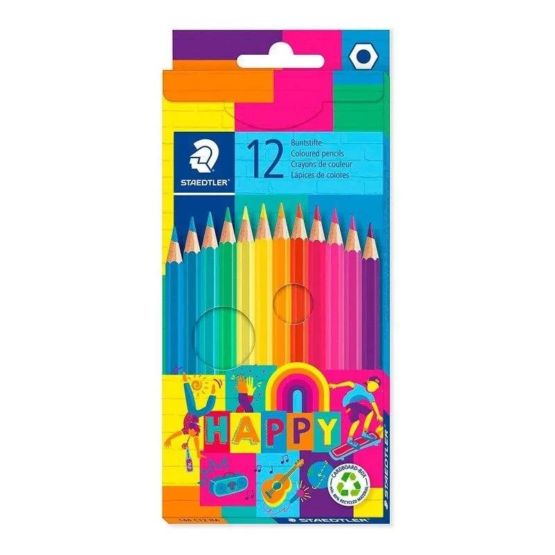 Matite Colori Staedtler Happy - Scatola da 12 - immagine 1