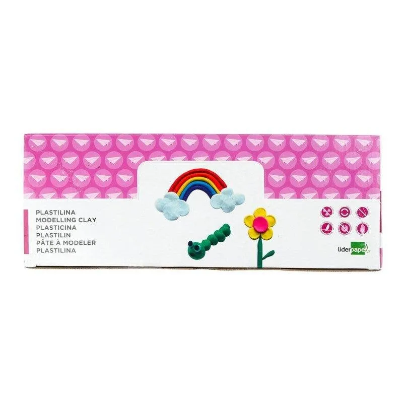 Kit di Plastilina Liderpapel 15 Colori a Base Vegetale - immagine 1