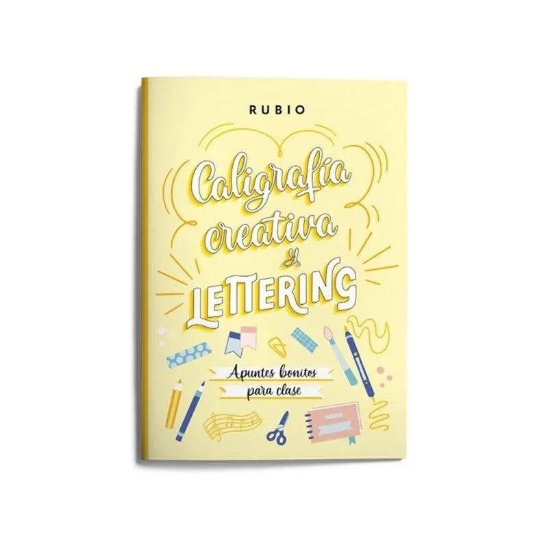 Quaderno Rubio Calligrafia Creativa e Lettering Giallo Liderpapel - immagine 1
