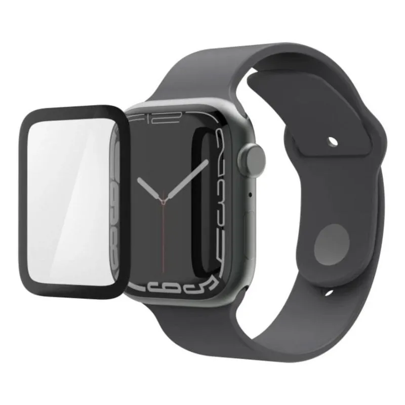 Protettore schermo Hama Super Hybrid per Apple Watch SE 3, Nero Trasparente, rPET - immagine 1