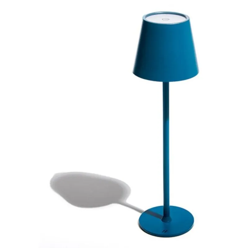 Lampada da tavolo Muitomas TABLELAMPBL LED 5W touch blu artico - immagine 1