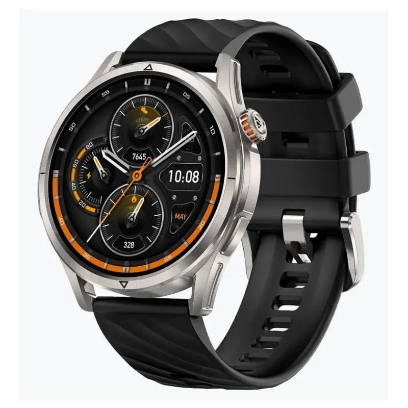 KOSPET MAGIC R10 Bluetooth GPS 46mm AMOLED Argento Nero Taglia Unica Impermeabile IP69K Cardiofrequenzimetro - immagine 1