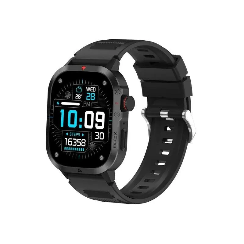 Denver SWC-195B Bluetooth 46mm AMOLED Nero IP68 SpO2 Pulsometro Tensiómetro - immagine 1