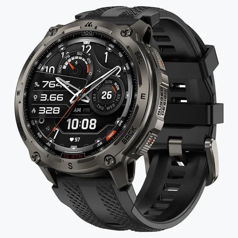 Kospet Tank T4 Bluetooth GPS 48mm AMOLED Nero Unisex Resistente Acqua IP69K - immagine 1