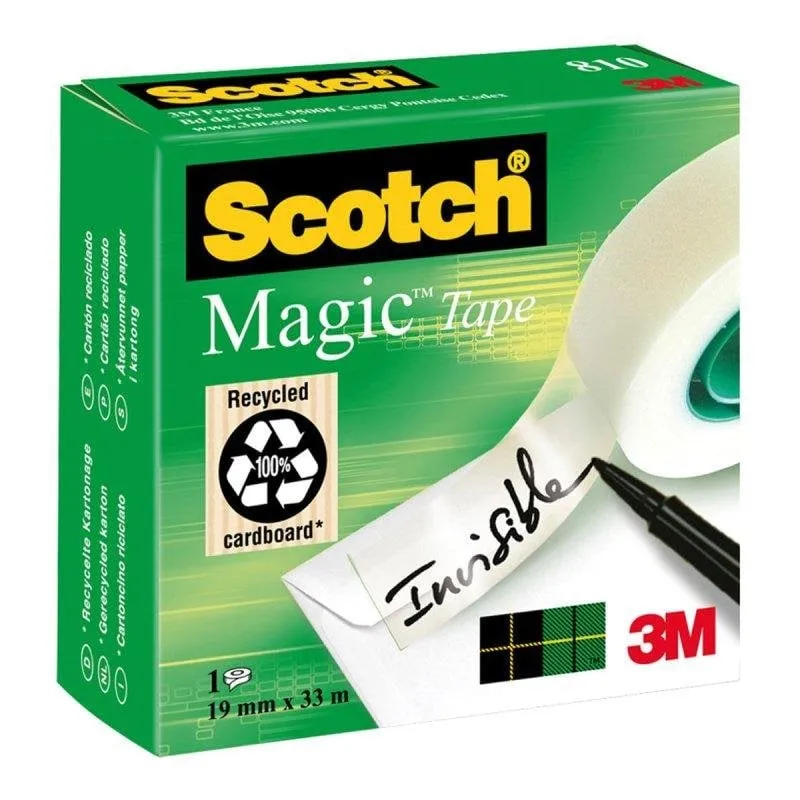 Nastro Adesivo Scotch Magic Opaco Invisibile Silenzioso - immagine 1