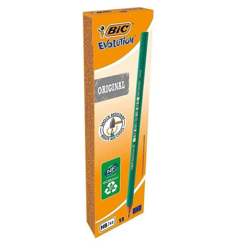 Matite Bic Evolution Esagonali Grafite HB/2 Scatola da 12 - immagine 1