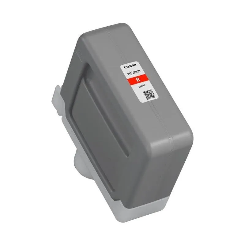 Cartuccia per stampa a inchiostro rosso Canon PFI-3300R 330 ml Originale - immagine 1
