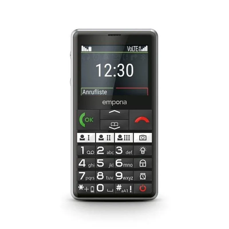 Telefono Emporia PURE-LTE 4G 64MB 128MB 2.31" Nero - immagine 1