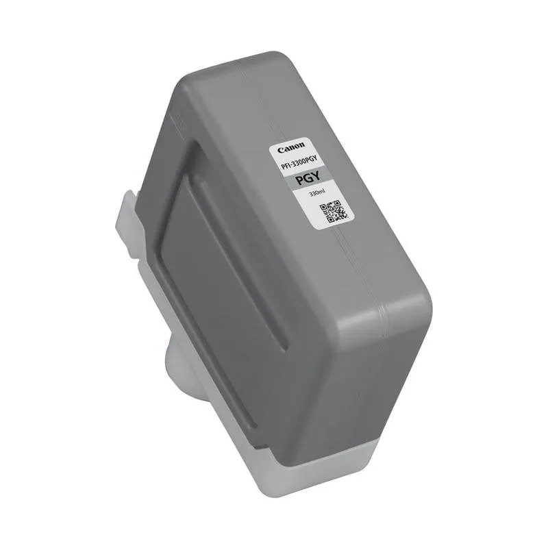Cartuccia Inchiostro Canon PFI-3300PGY Grigio Foto 330 ml - immagine 1
