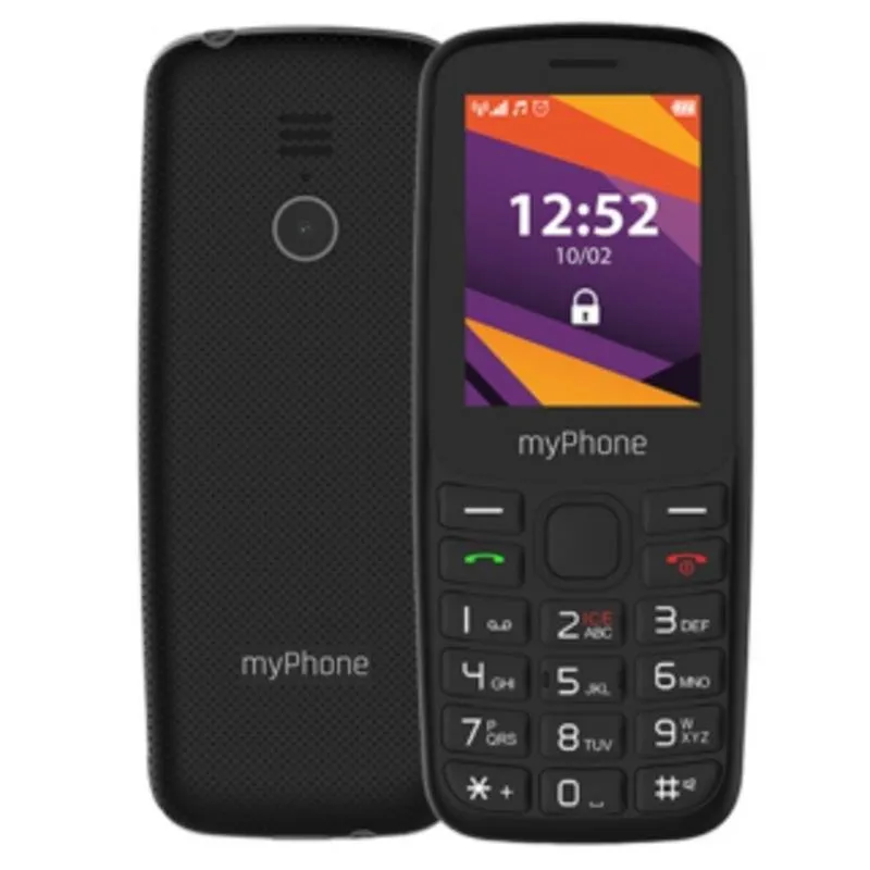 Telefono myPhone 6410 LTE 4G 2.4" Nero 64MB 128MB - immagine 1