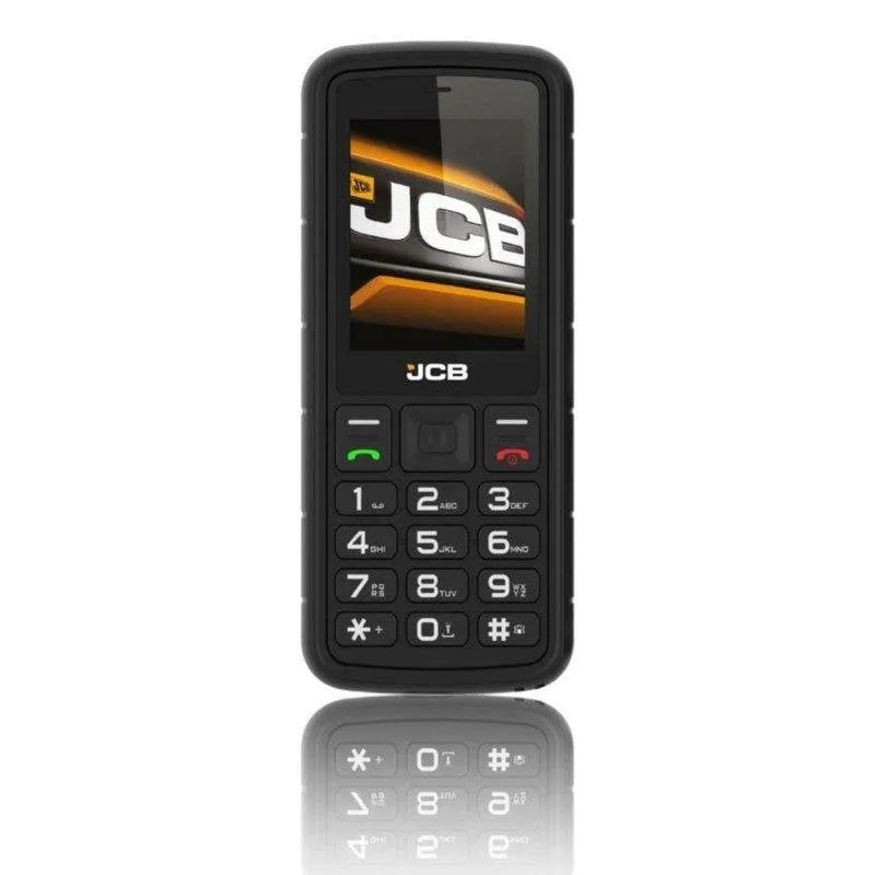 Telefono pieghevole JCB TP-2F 4G 48MB 128MB 2.4" Nero Arancione - immagine 1
