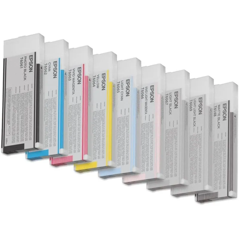 Cartuccia Epson T606600 Magenta Chiaro Vivo 220 ml Originale - immagine 1
