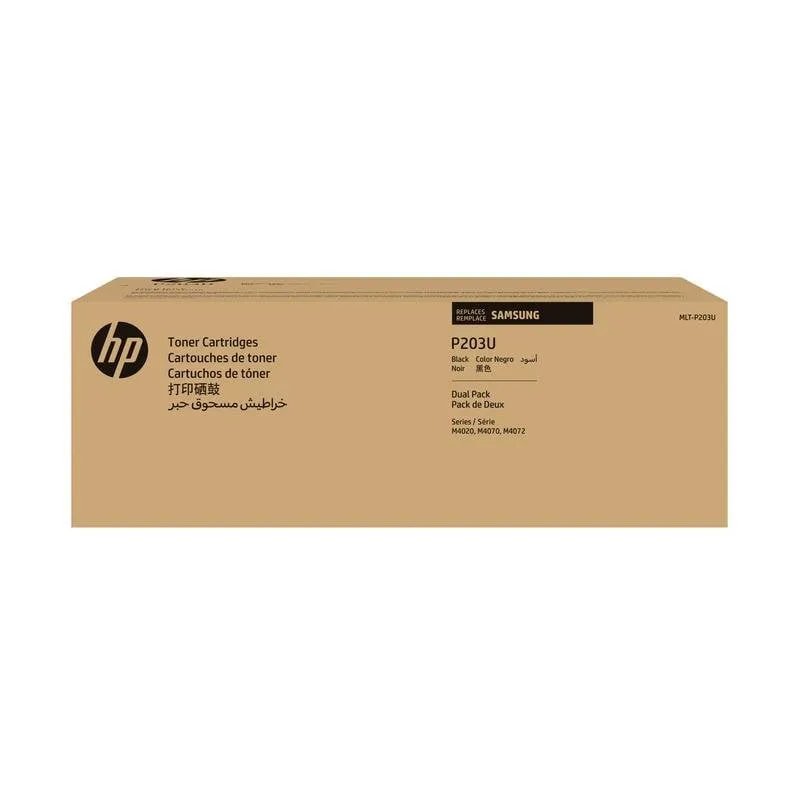 Cartucce toner nero alta capacità HP Samsung MLT-P203U confezione 2 - immagine 1