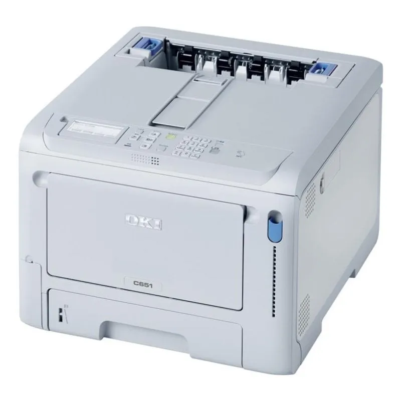 Stampante Laser Ethernet Oki C651dn Colore LED 35 ppm con duplex automatico - immagine 1