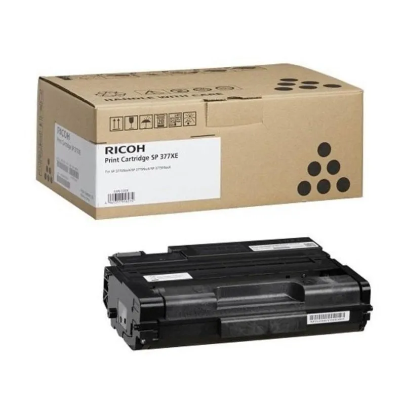 Cartuccia Toner Originale Ricoh SP 377XE Nero 6400 pagine - immagine 1