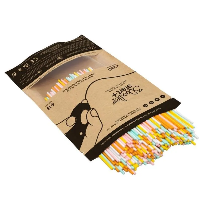 Filamento plastica compostabile 3Doodler Start Eco Fire and Ice 2,5 mm 250 pezzi - immagine 1