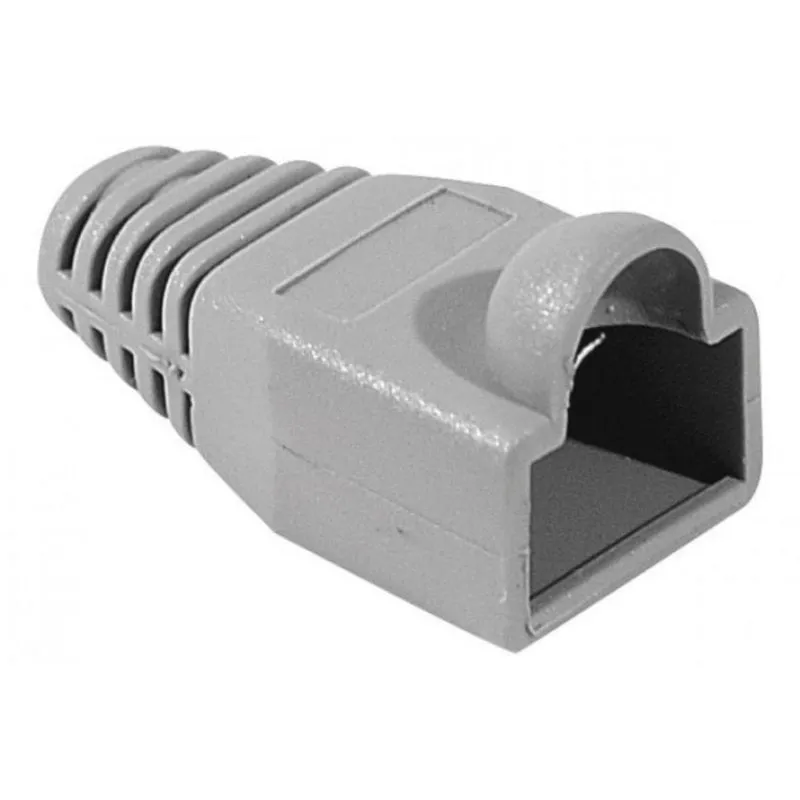 Funda per cavi RJ-45 Grigia 10 pezzi - immagine 1