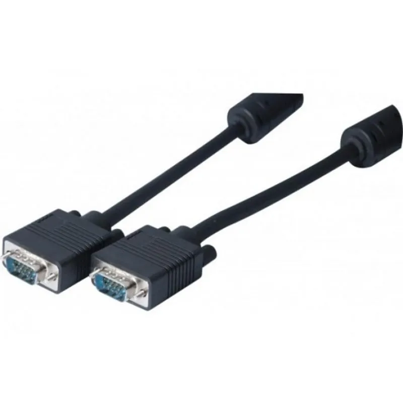 Cavo VGA Hypertec 1 m Maschio-Maschio Nero - immagine 1