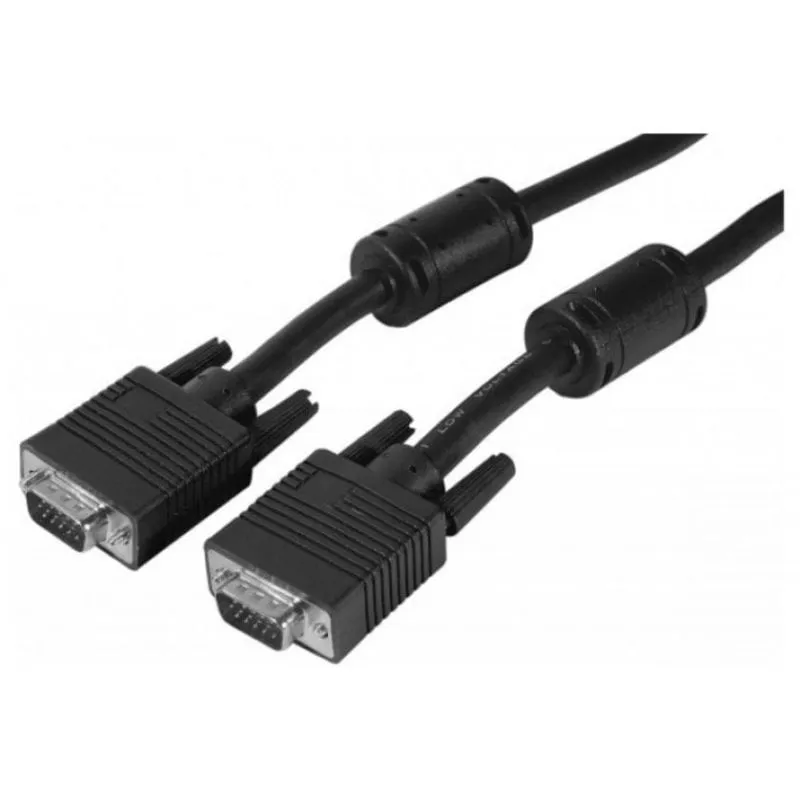Cavo VGA 1,8 m Maschio-Maschio con Ferrite Full HD 1080p - immagine 1