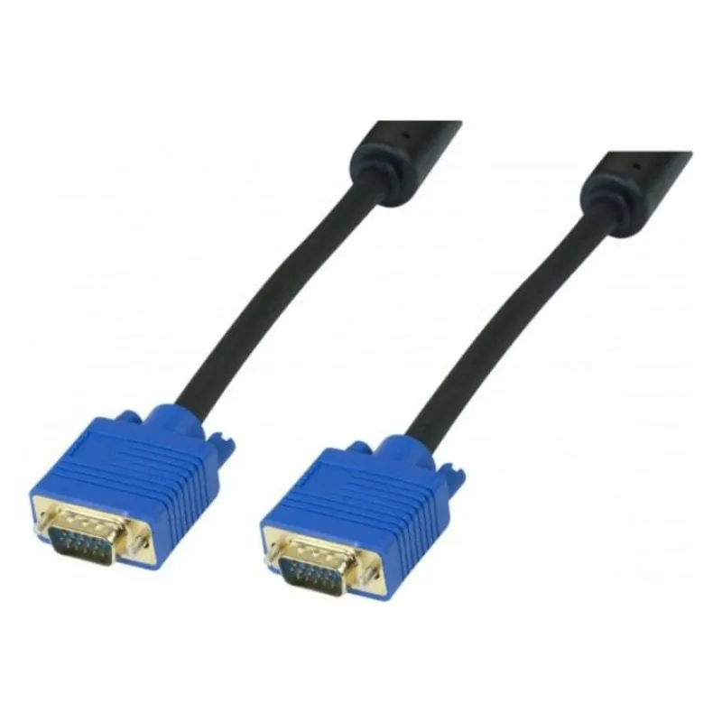 Cavo VGA Maschio-Maschio 3 metri Nero - immagine 1