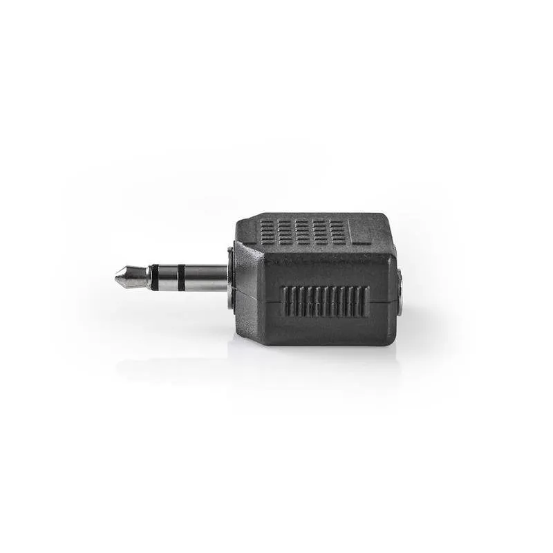 Divisore di cavi audio 3,5 mm maschio a 2 femmine Nedis CAGB22945BK - immagine 1
