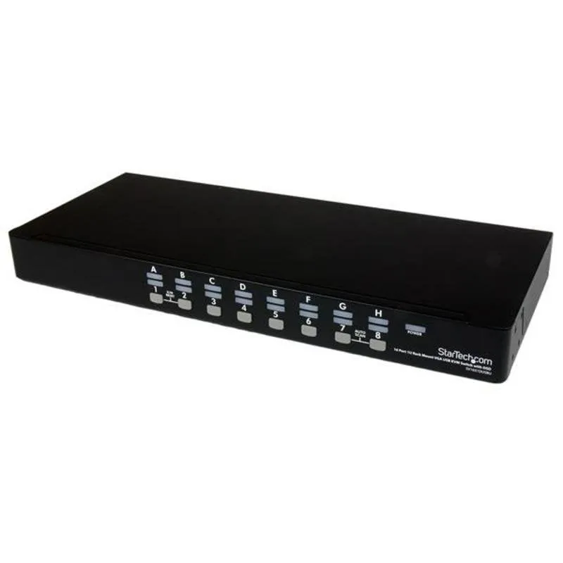 Switch KVM USB StarTech 16 porte montaggio rack 1U OSD VGA - immagine 1