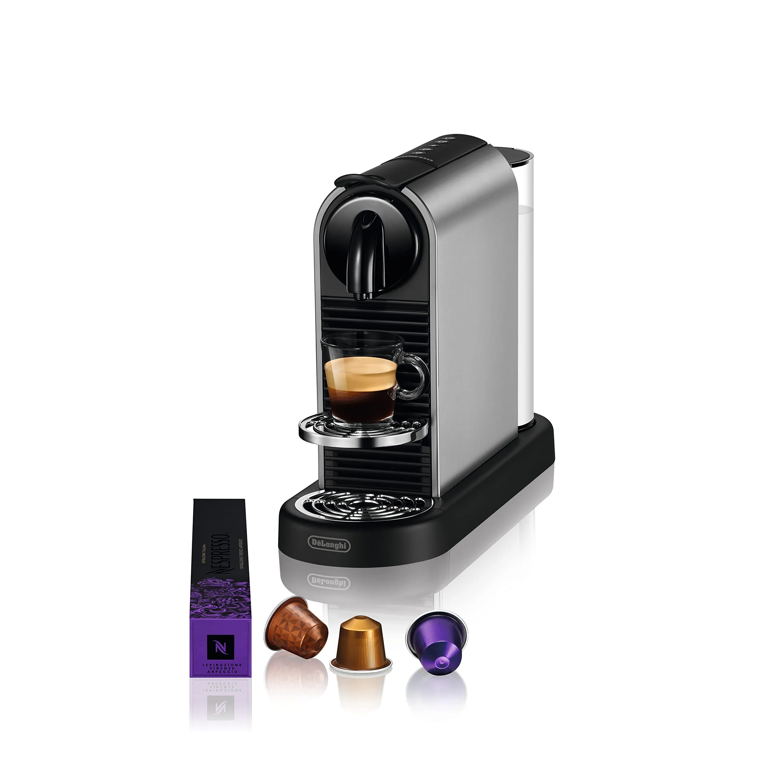 Caffettiera a capsule DeLonghi CITIZ EN220.T Metal 1 L 19 bar 4 Tazze - immagine 2
