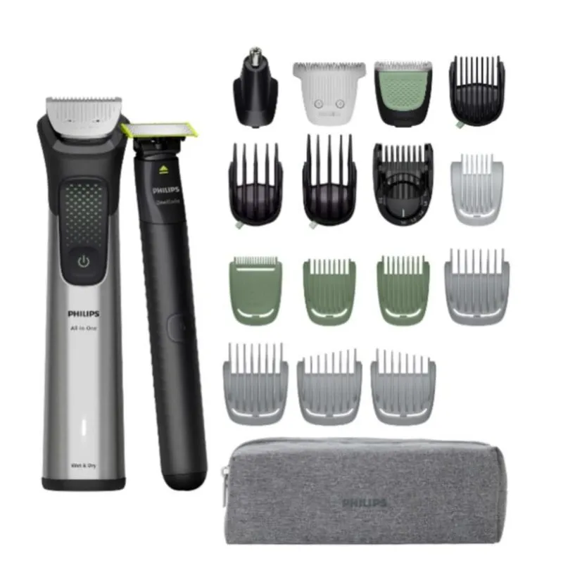 Tagliacapelli Multifunzione Philips MG9558/15 senza Fili 120min 27 Lunghezze 15 Pettini Impermeabile Ricarica Rapida - immagine 1